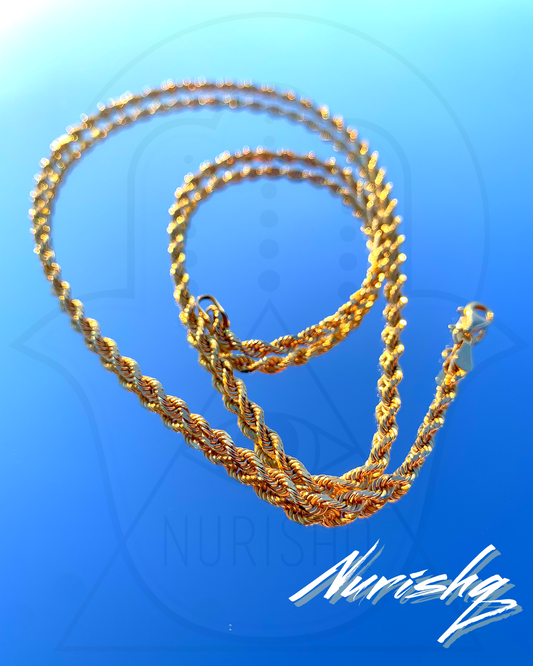 10k Gold Rope Necklace